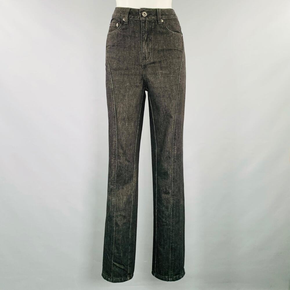 SELF-PORTRAIT Size 26 Black Cotton Five Pockets Jeans
